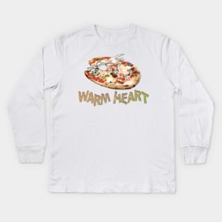 Warm Heart Kids Long Sleeve T-Shirt